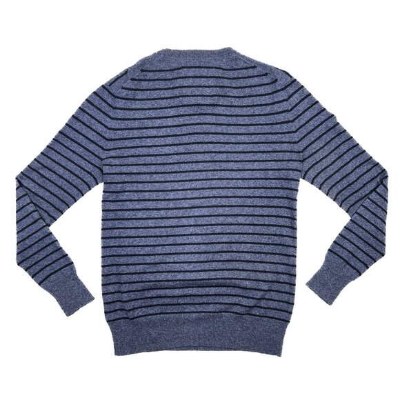 Superdry Premium Knitwear Co. 54 Cashmere Blend Stripe Crewneck Jumper Sz S NWOT - Picture 3 of 7